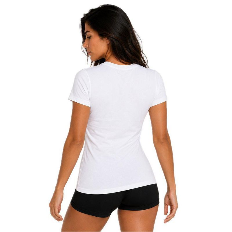 Playera Aficionado NFL Los Angeles Rams Manga Corta Blanco Mujer