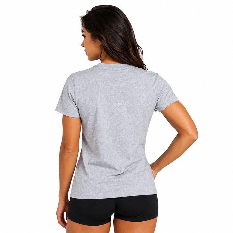 Playera Aficionado NFL Los Angeles Chargers Manga Corta Gris Mujer