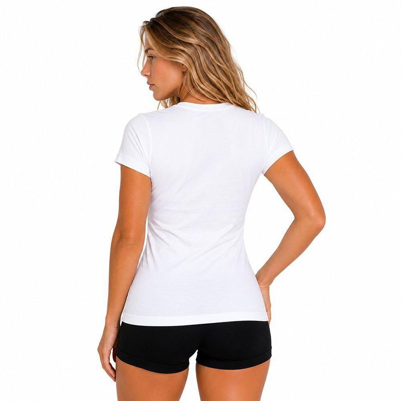 Playera Aficionado NFL Minnesota Vikings Manga Corta Blanco Mujer