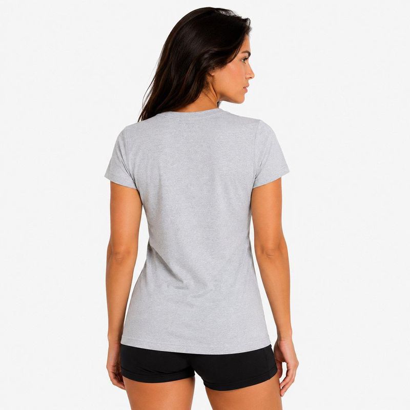 Playera Aficionado NFL Las Vegas Raiders Manga Corta Gris Mujer