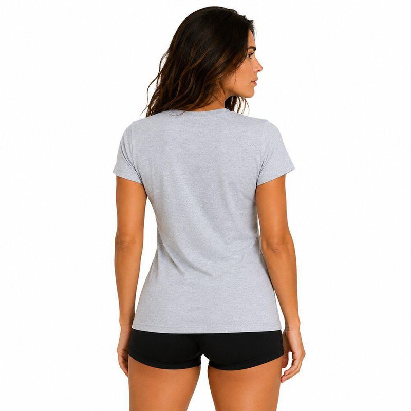 Playera Aficionado NFL New York Giants Manga Corta Gris Mujer
