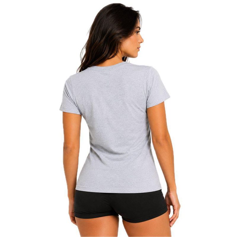 Playera Aficionado NFL Washington Commanders Manga Corta Gris Mujer