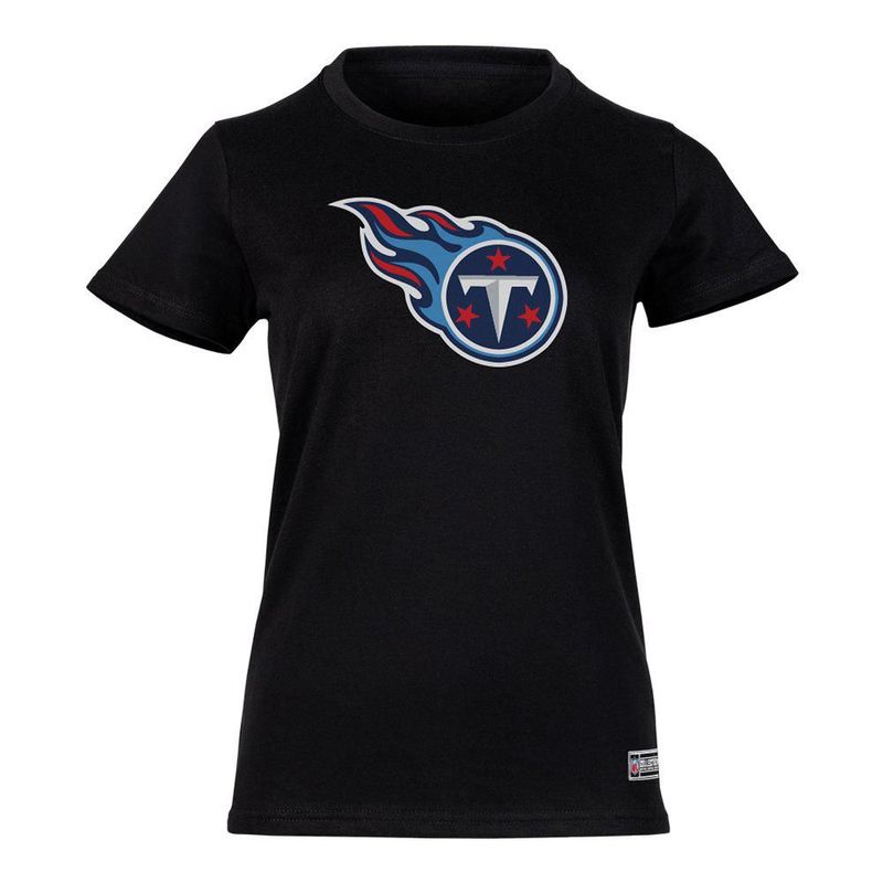 Playera Aficionado NFL Tennessee Titans Manga Corta Negro Mujer