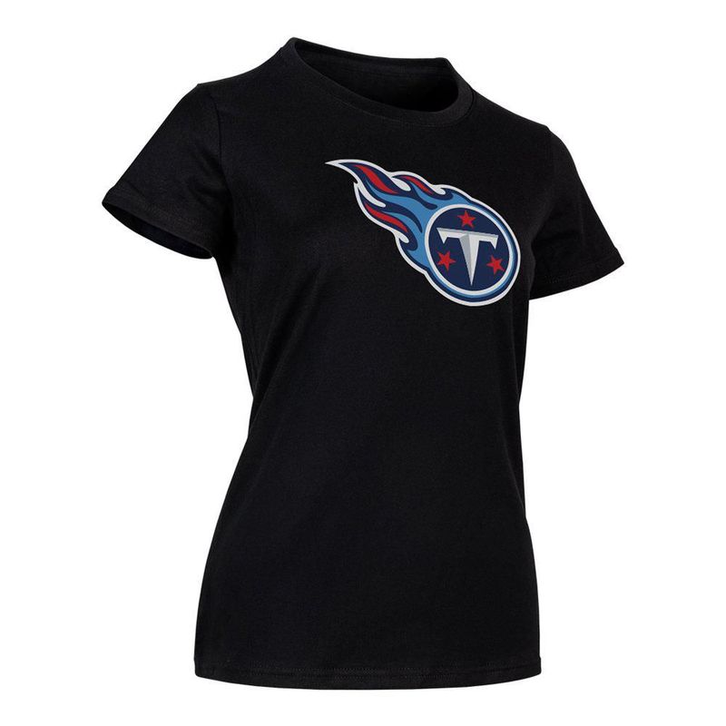 Playera Aficionado NFL Tennessee Titans Manga Corta Negro Mujer