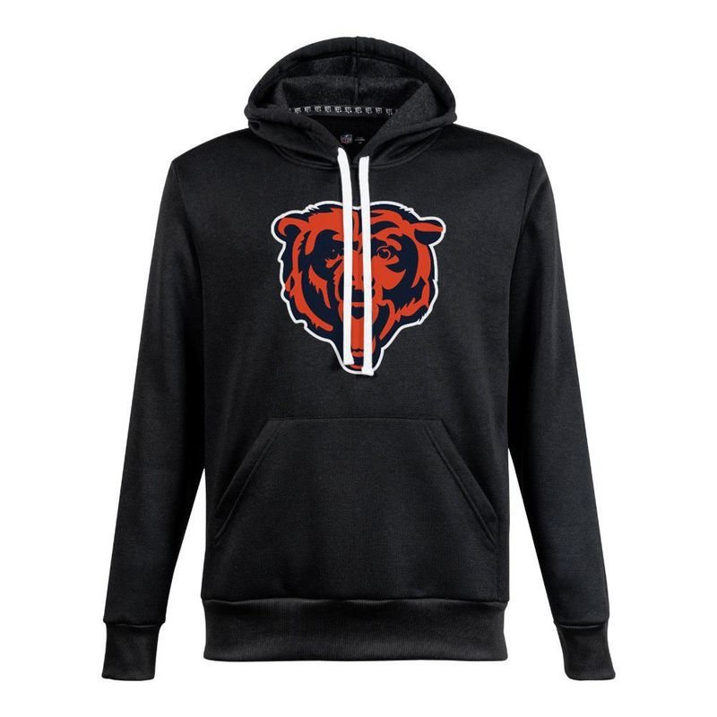 Sudadera Hoodie NFL Chicago Bears Manga Larga Negro Hombre