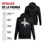 Sudadera Hoodie NFL Denver Broncos Manga Larga Negro Hombre