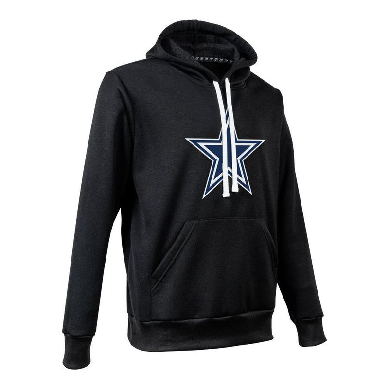 Sudadera Hoodie NFL Dallas Cowboys Manga Larga Negro Hombre