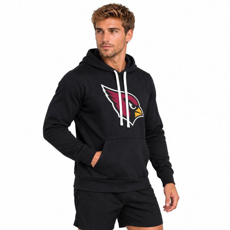 Sudadera Hoodie NFL Arizona Cardinals Manga Larga Negro Hombre