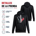 Sudadera Hoodie NFL Houston Texans Manga Larga Negro Hombre