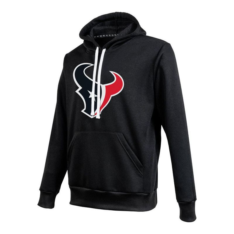 Sudadera Hoodie NFL Houston Texans Manga Larga Negro Hombre