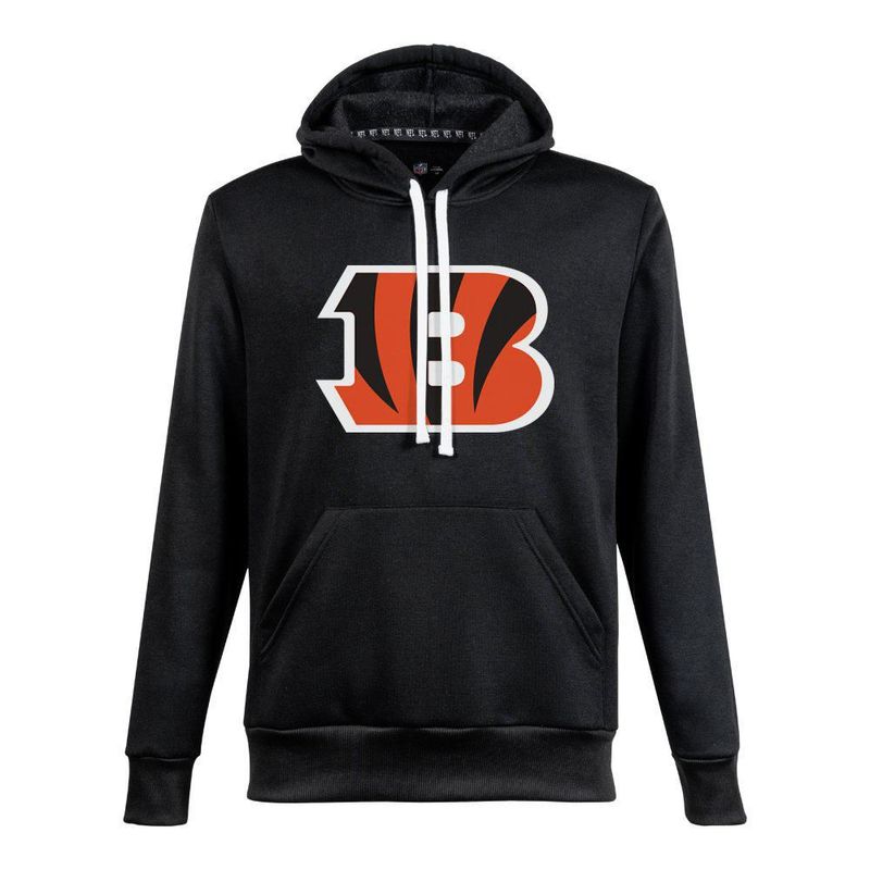 Sudadera Hoodie NFL Cincinnati Bengals Manga Larga Negro Hombre
