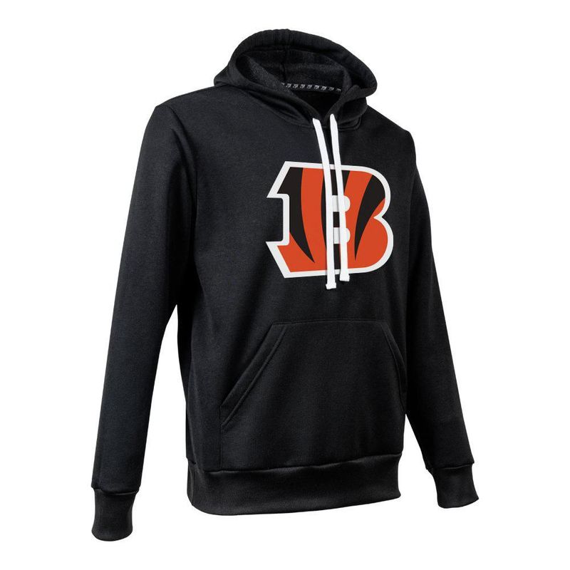 Sudadera Hoodie NFL Cincinnati Bengals Manga Larga Negro Hombre