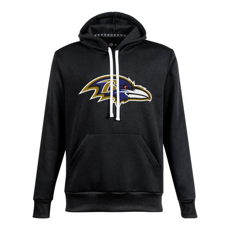 Sudadera Hoodie NFL Baltimore Ravens Manga Larga Negro Hombre