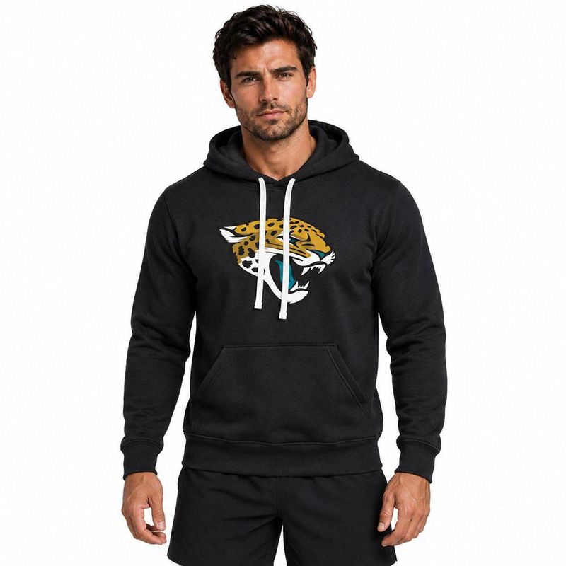 Sudadera Hoodie NFL Jacksonville Jaguars Manga Larga Negro Hombre