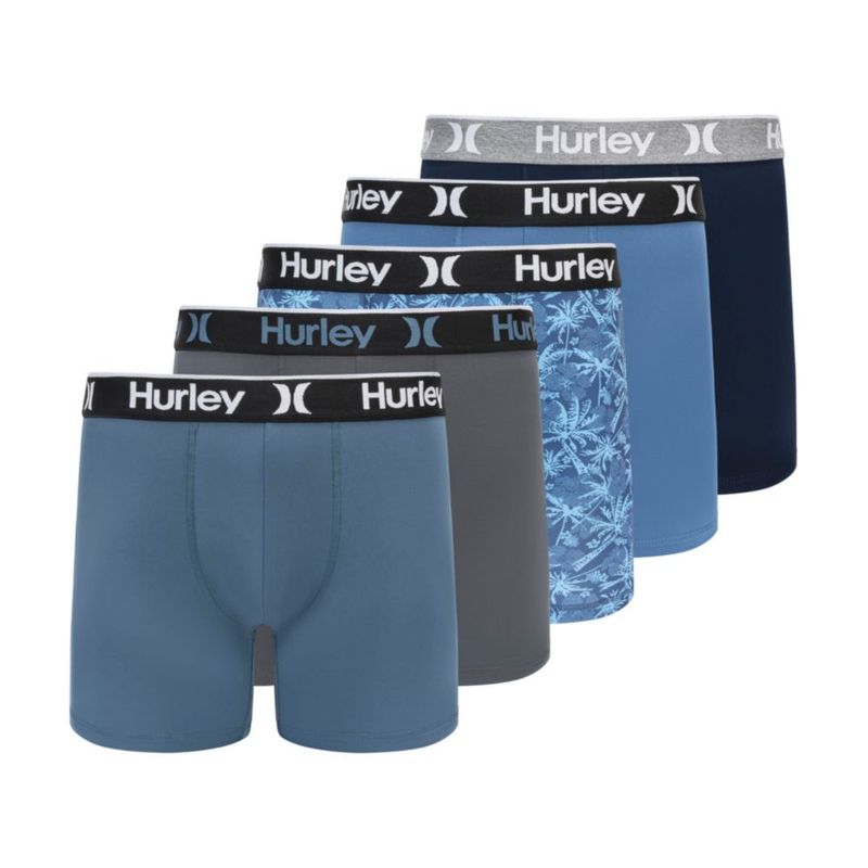 Bóxer Hurley Medium Pack de 5 Stretch Thunder