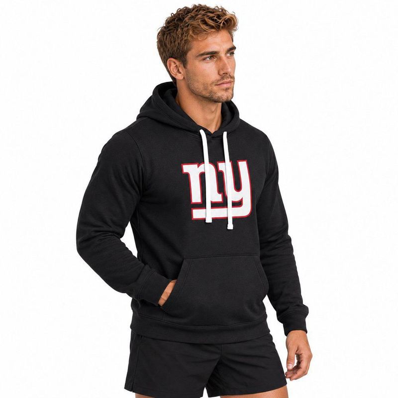 Sudadera Hoodie NFL New York Giants Manga Larga Negro Hombre