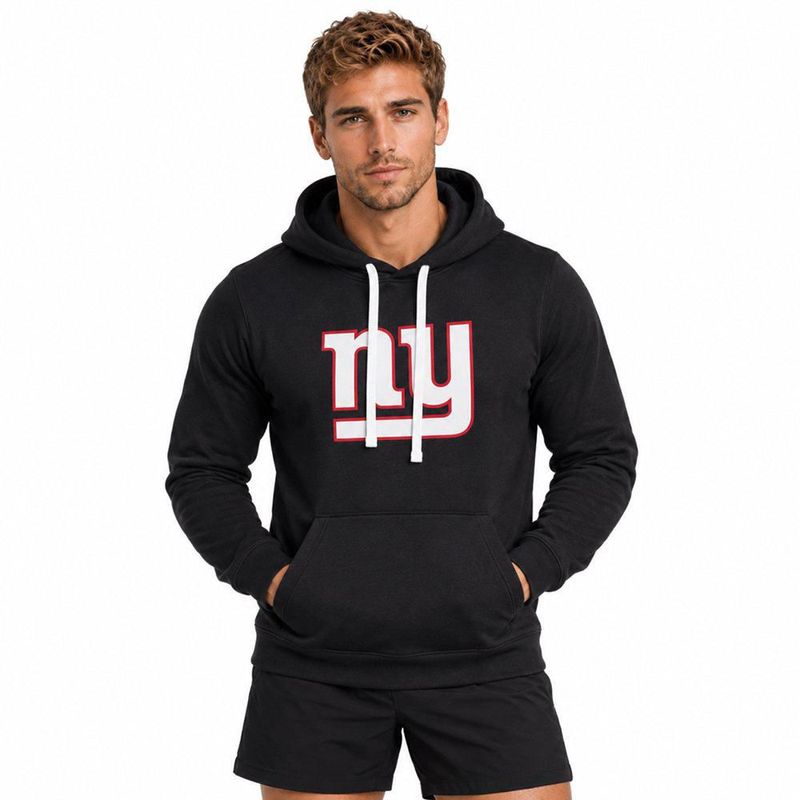 Sudadera Hoodie NFL New York Giants Manga Larga Negro Hombre