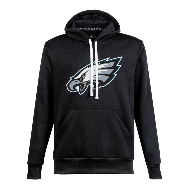 Sudadera Hoodie NFL Philadelphia Eagles Manga Larga Negro Hombre