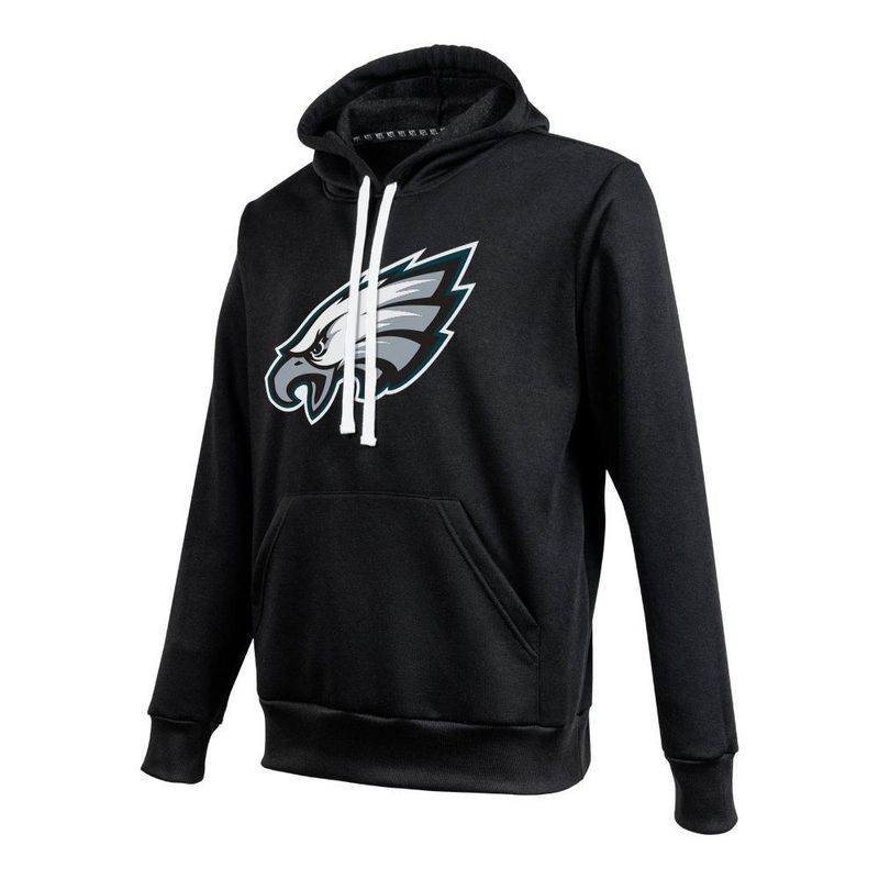 Sudadera Hoodie NFL Philadelphia Eagles Manga Larga Negro Hombre