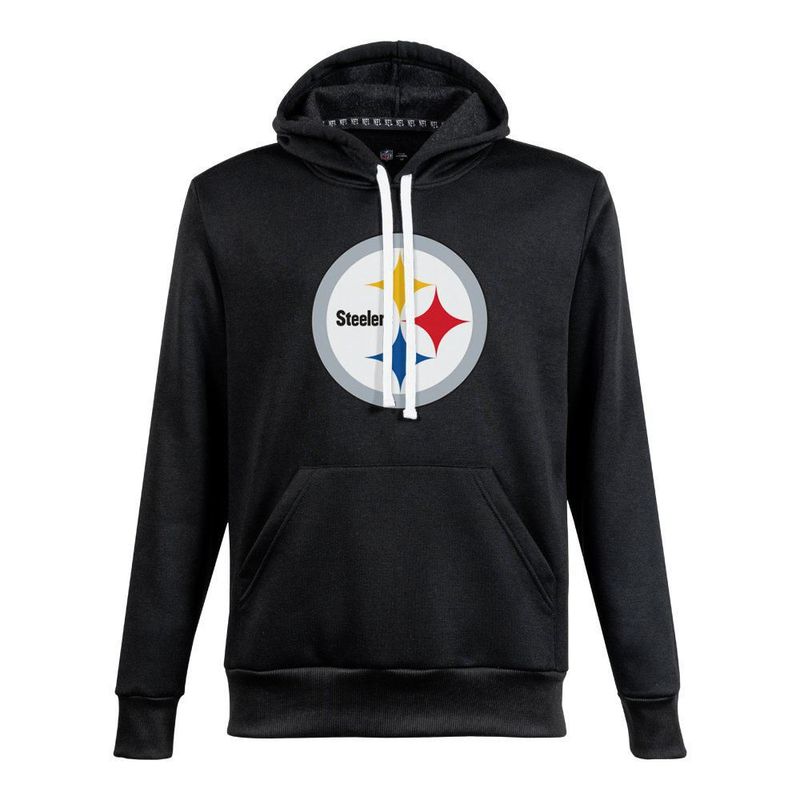 Sudadera Hoodie NFL Pittsburgh Steelers Manga Larga Negro Hombre