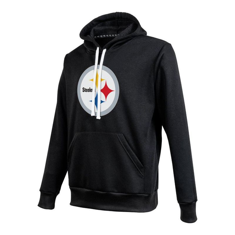 Sudadera Hoodie NFL Pittsburgh Steelers Manga Larga Negro Hombre