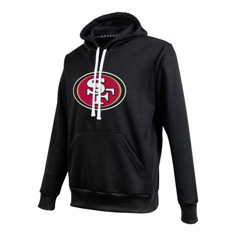 Sudadera Hoodie NFL San Francisco 49ers Manga Larga Negro Hombre