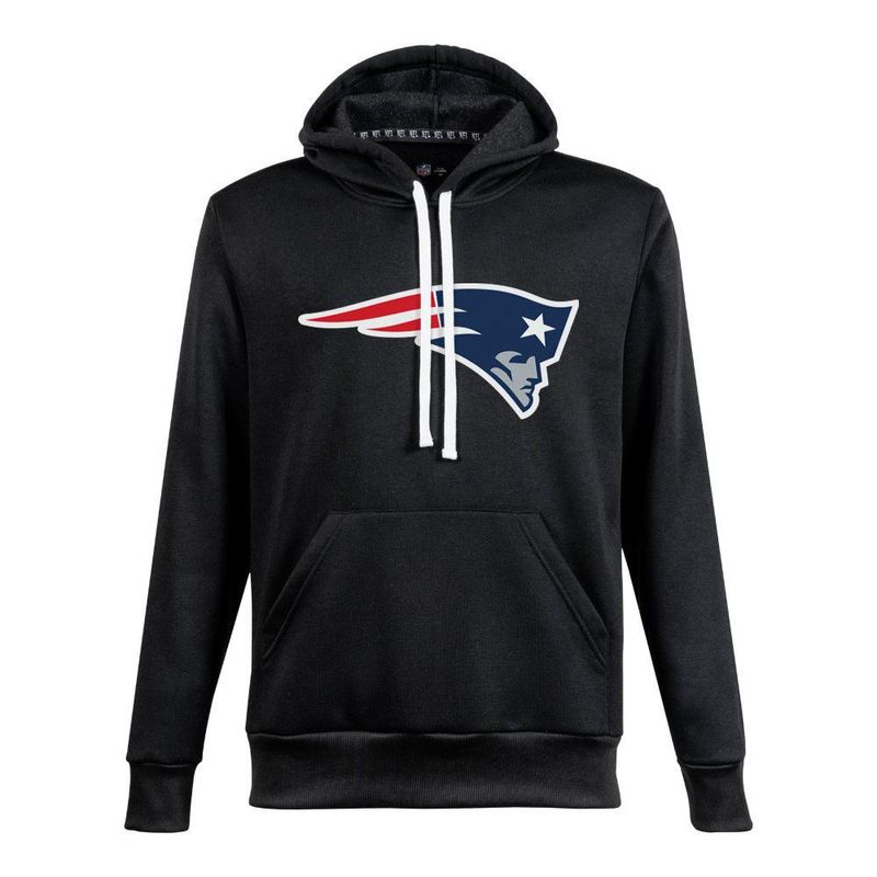 Sudadera Hoodie NFL New England Patriots Manga Larga Negro Hombre