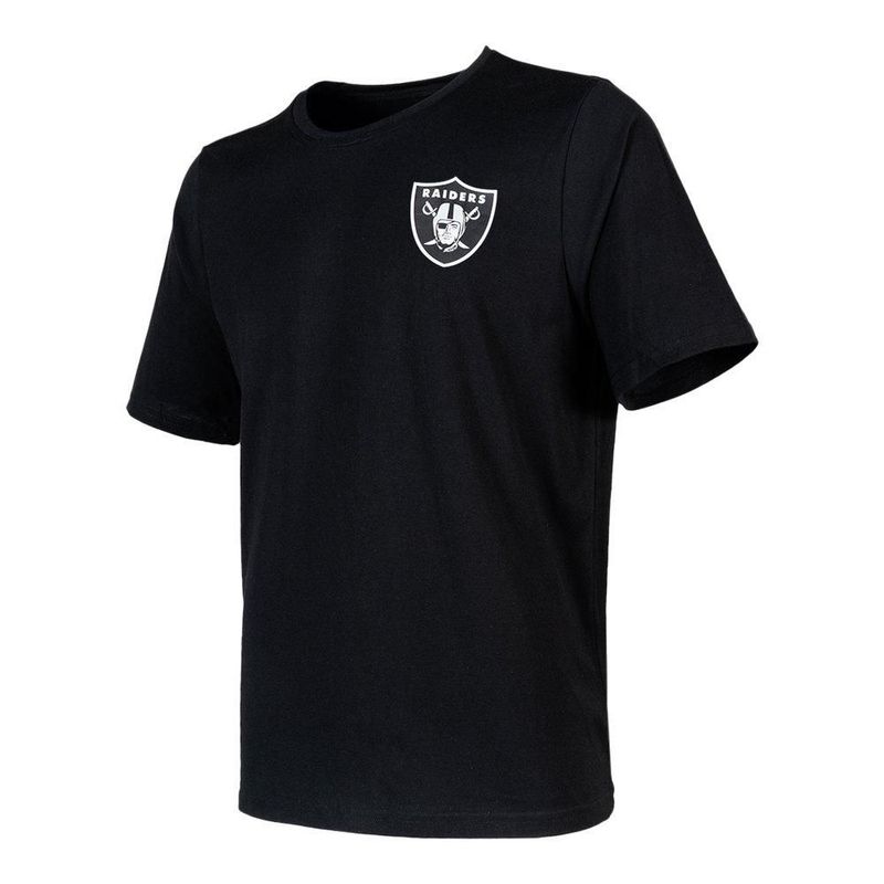 Conjunto Pijama NFL Las Vegas Raiders Playera y Short Negro Hombre