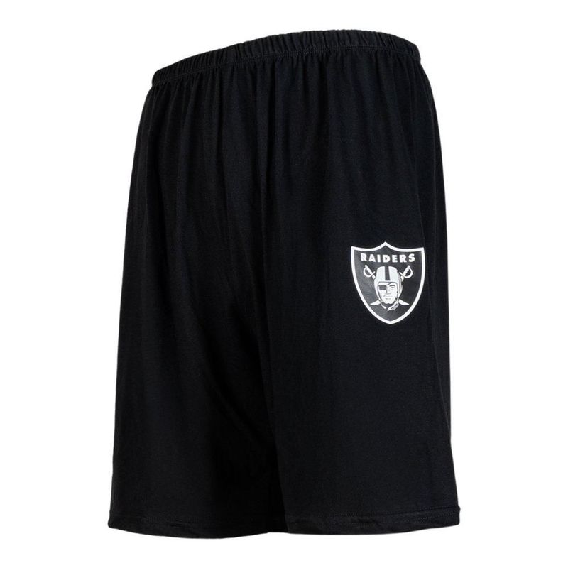 Conjunto Pijama NFL Las Vegas Raiders Playera y Short Negro Hombre
