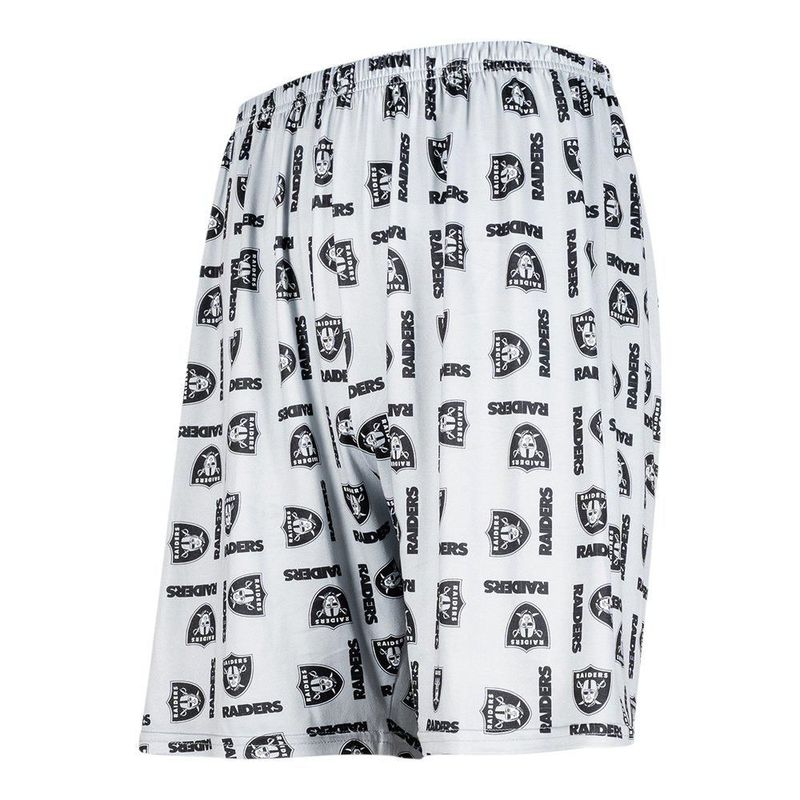 Conjunto Pijama NFL Las Vegas Raiders Playera y Short Gris Hombre