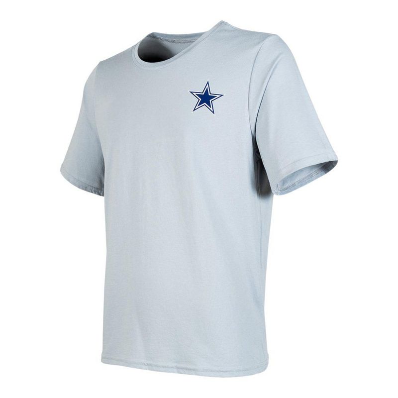 Conjunto Pijama NFL Dallas Cowboys Playera y Short Gris Hombre