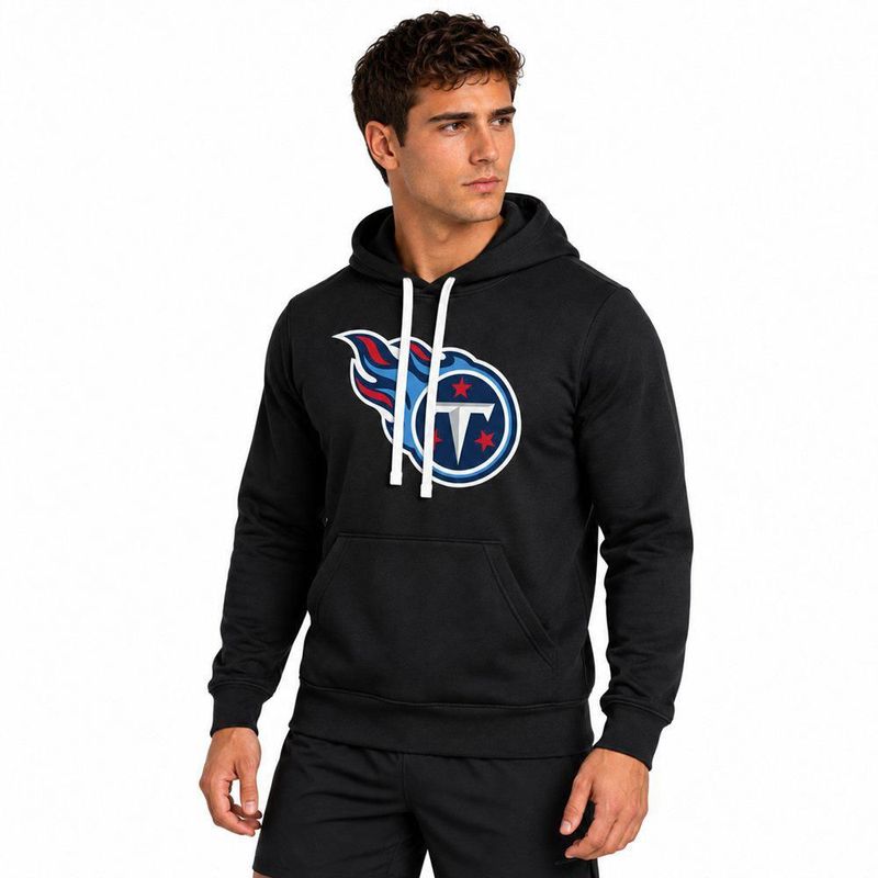 Sudadera Hoodie NFL Tennessee Titans Manga Larga Negro Hombre