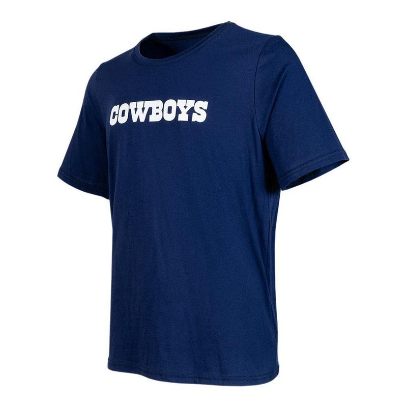 Conjunto Pijama NFL Dallas Cowboys Playera y Short Azul Marino Hombre