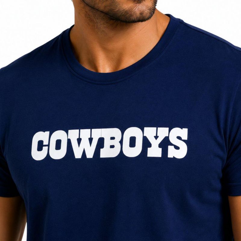 Conjunto Pijama NFL Dallas Cowboys Playera y Short Azul Marino Hombre
