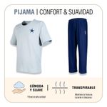 Conjunto Pijama NFL Dallas Cowboys Playera y Pantalón Gris Hombre
