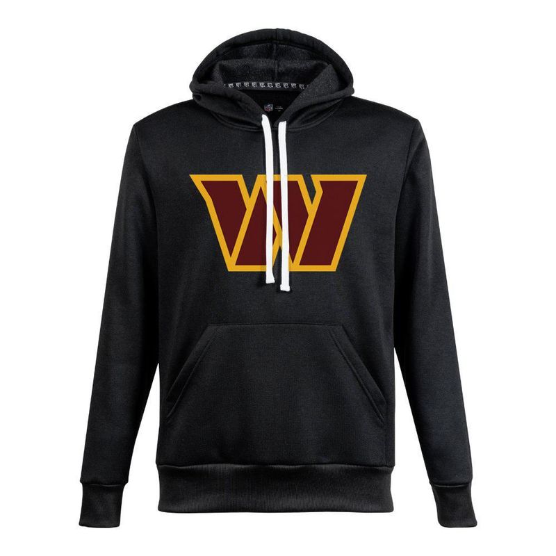 Sudadera Hoodie NFL Washington Commanders Manga Larga Negro Hombre