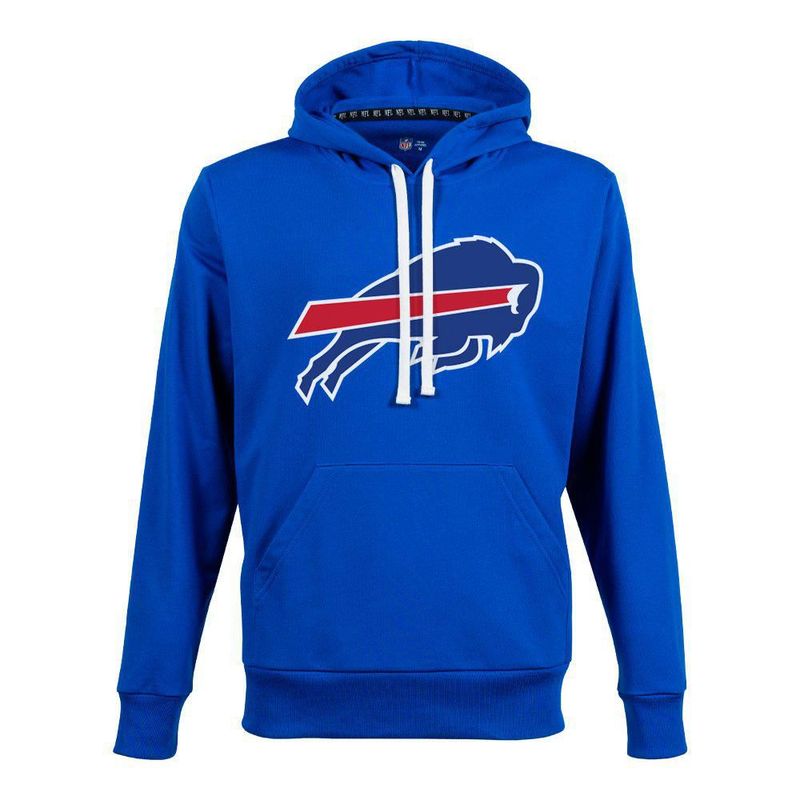 Sudadera Hoodie NFL Buffalo Bills Manga Larga Azul Rey Hombre