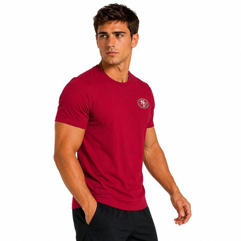 Conjunto Pijama NFL San Francisco 49ers Playera y Short Rojo Hombre