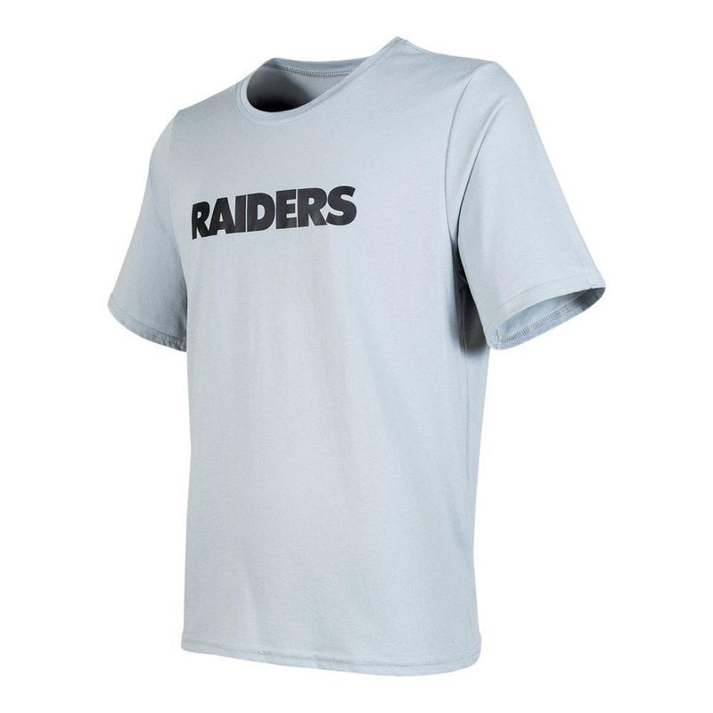 Conjunto Pijama NFL Las Vegas Raiders Playera y Pantalón Gris Hombre