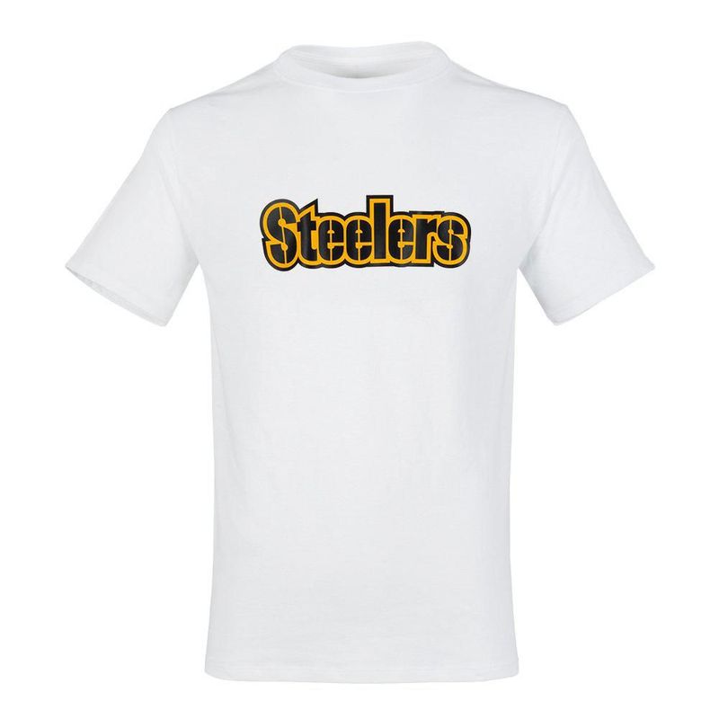 Conjunto Pijama NFL Pittsburgh Steelers Playera y Short Blanco Hombre
