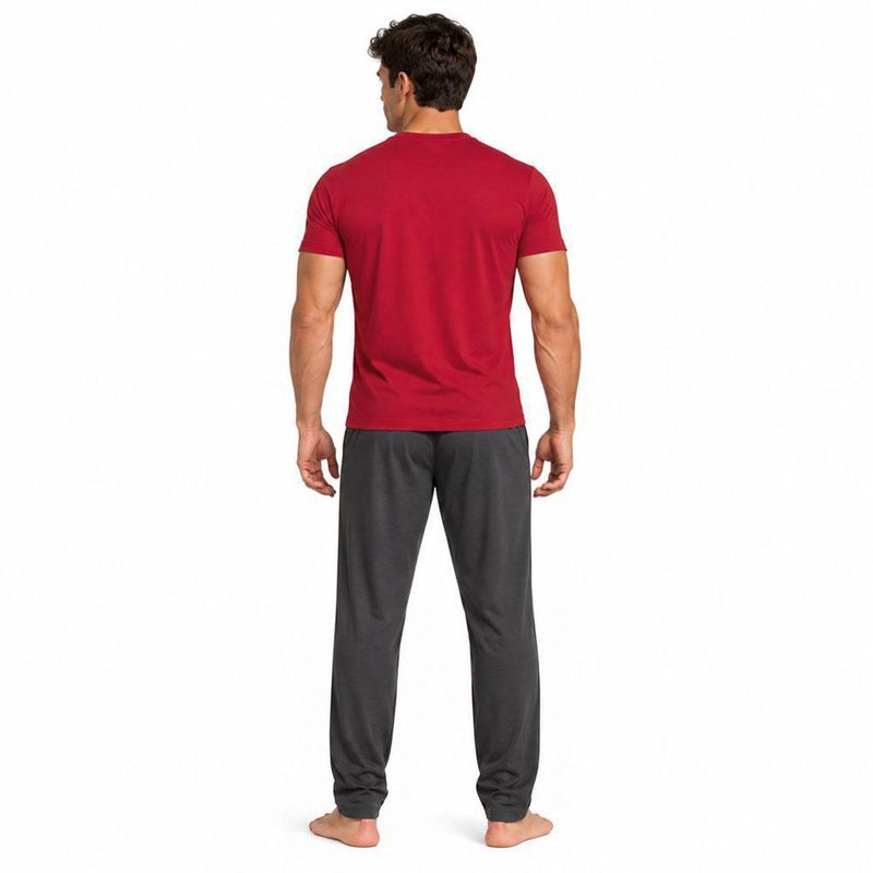 Conjunto Pijama NFL San Francisco 49ers Playera y Pantalón Rojo Hombre