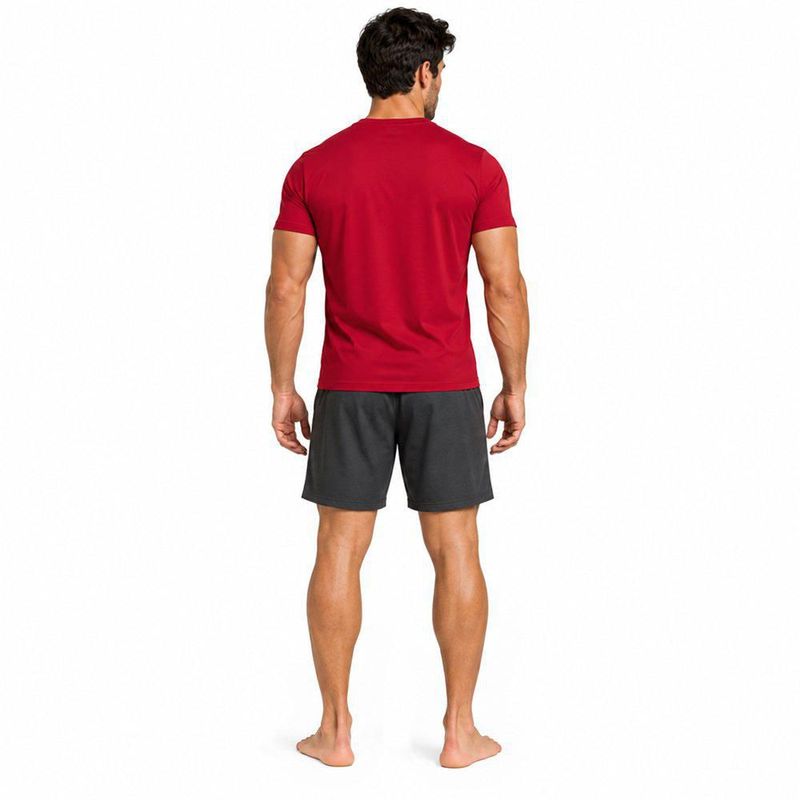 Conjunto Pijama NFL San Francisco 49ers Playera y Short Rojo Hombre