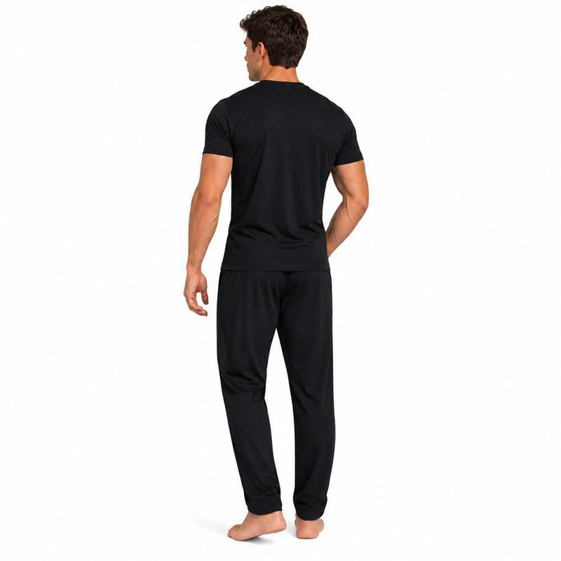 Conjunto Pijama NFL Steelers Playera y Pantalón Negro Hombre