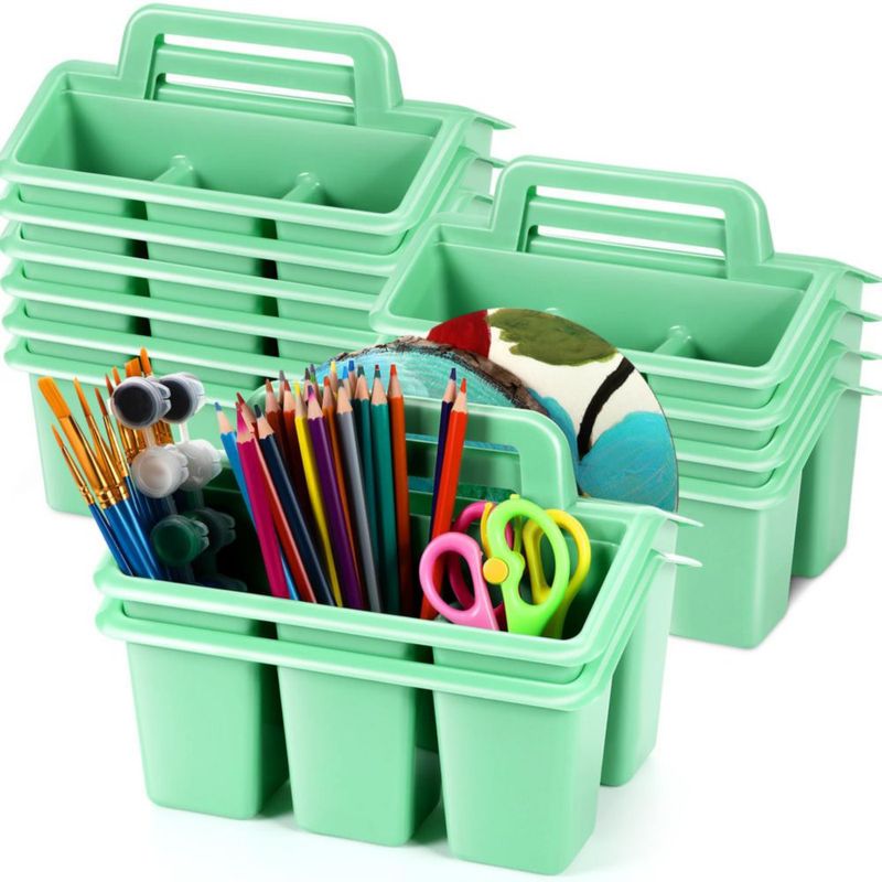 Cajones WILLBOND 23 × 16 cm Verde – Pack de 12 Apilables