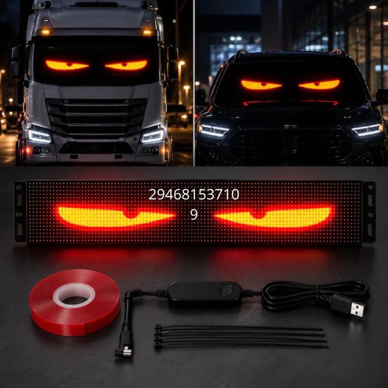 Pantalla LED Flexible IQ Tech para Auto con App y Control Remoto