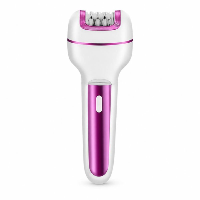 Depiladora Eléctrica IQ Tech Recargable 2 Velocidades Blanco Rosa