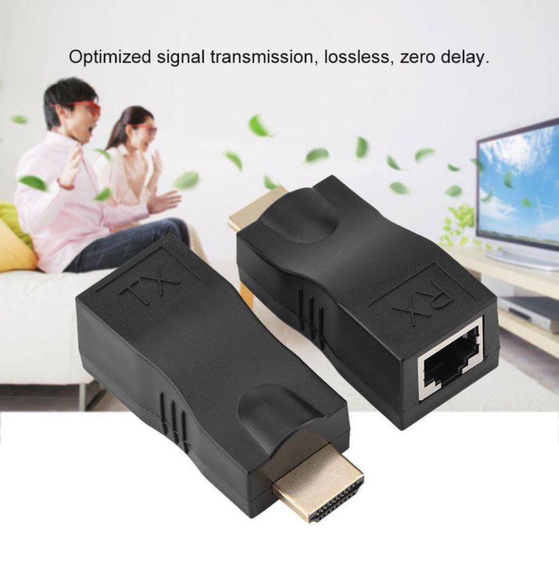 Extensor HDMI a RJ45 Eboxer 30 m CAT5e/6 4K 2K