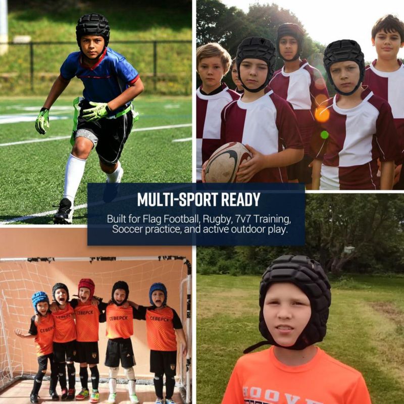 Casco de Fútbol Bandera Surlim para Jóvenes – Capucha de Rugby