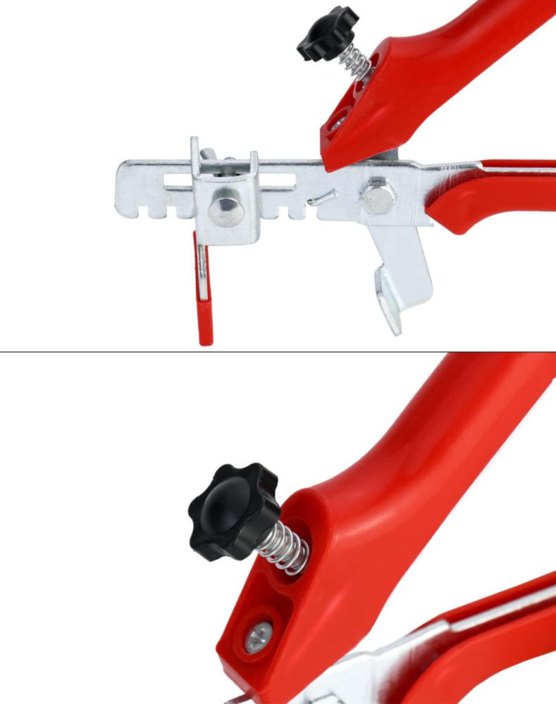 Alicates niveladores de baldosas QWORK PVC (1 unidad) ergonómicos