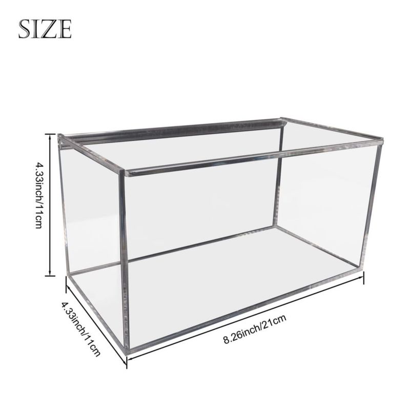 Dispensador de Mascarillas Heyrelda 21 cm Acrílico Transparente con Bisagra